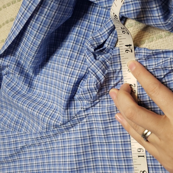 Ralph Lauren men's blue/white button down longsleeve large - Picture 6 of 6